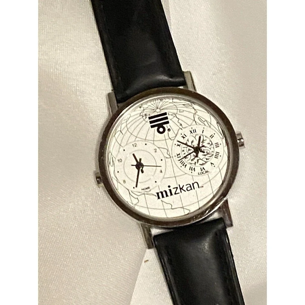 Mizkan Global Conference 2006 Dual Time Zone Watch Japanese Movt World Map Promo